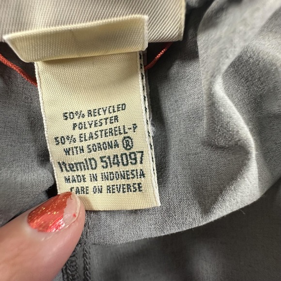 L.L.Bean Pants Mens Medium Gray Multi Sport Hiking Travel Elastic Waist - Picture 9 of 15